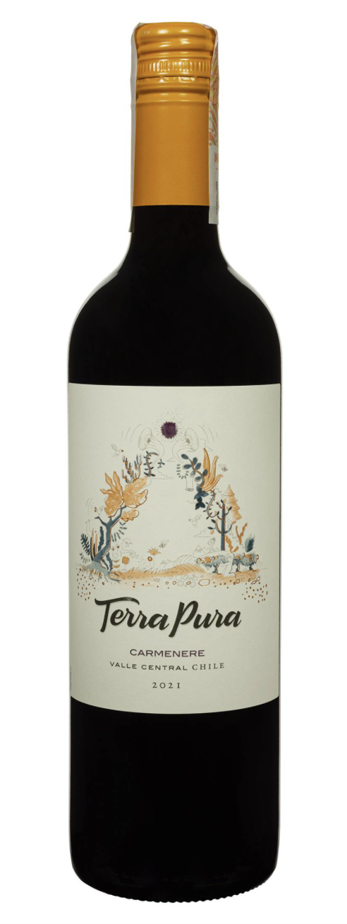 Вино Terra Pura Сarmenere сухе червоне 0.75л 13%